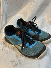 Babolat Jet Boys Sz 3 Tennis Shoes In Turq Gray Blk w Michelin Rubber Sole Gray