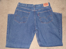 LEVI LEVIS 550 RELAXED FIT MENS JEANS SIZE 40 X 32 RED TAB