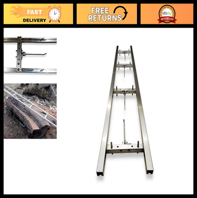 12 FT Rail Mill Guide System 4 Crossbar Kits Work with Chainsaw Mill
