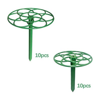 10 Stück Pflanzenaufsatz Halter Ringe Durchwachsen Gitter für Garten Tomaten Rosen