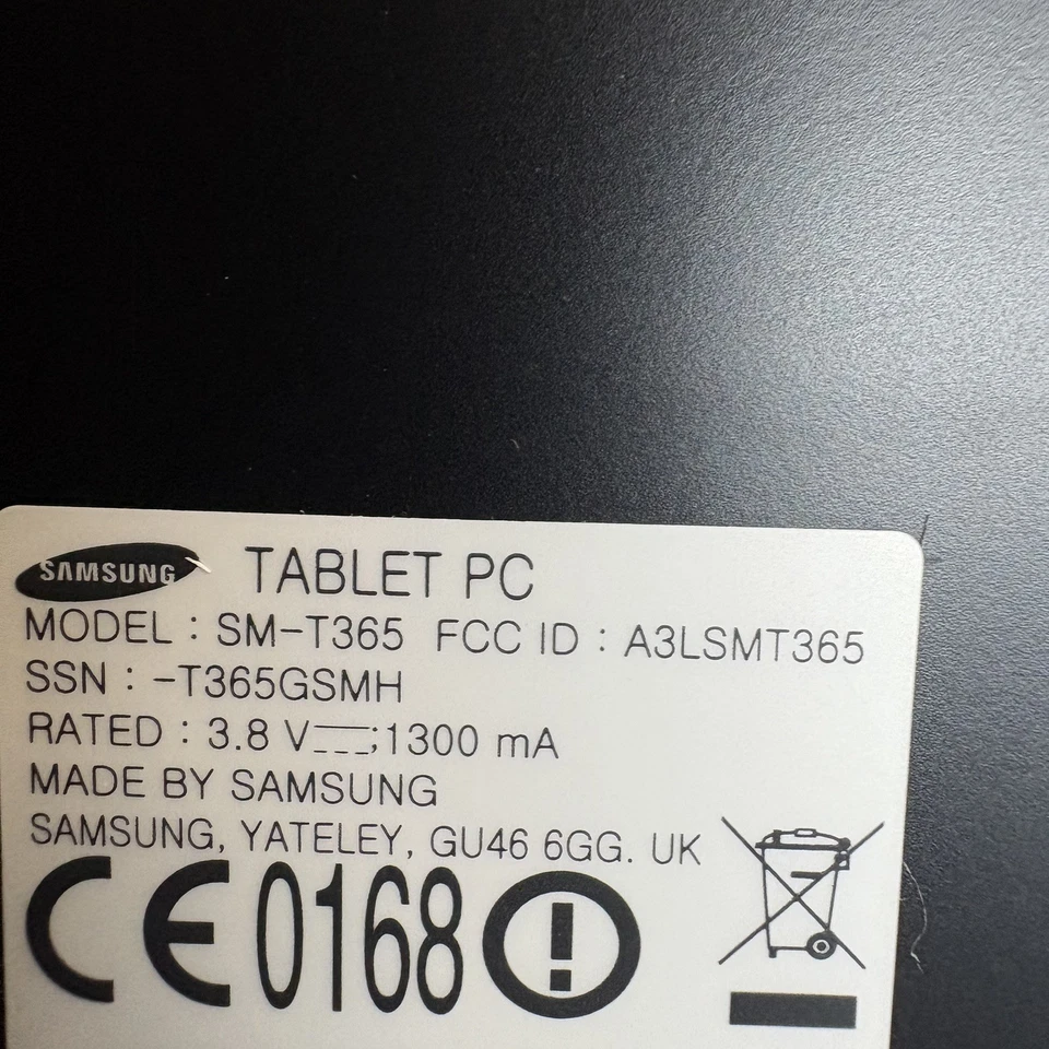 Samsung Galaxy Tab Active SM-T365 16GB  8 Inch Tablet, 16gb USED  - Image 3 of 4
