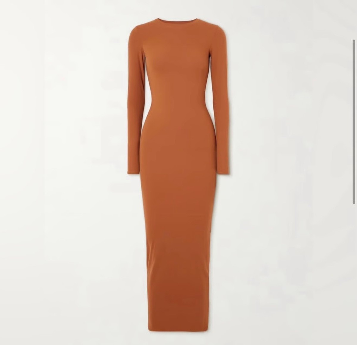 skims fits everybody mock neck dress SKIMS Fits Everybody Mock Neck Sleeveless Maxi Dress in Sapphire