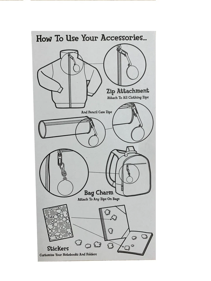 Niños Niños Niñas Fiesta de Cumpleaños Botín Bolsa Relleno Pegatinas Llaveros Elige Diseño Foto 2 de 3