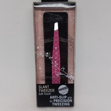 Japonesque Slant Tweezer, Soft Touch