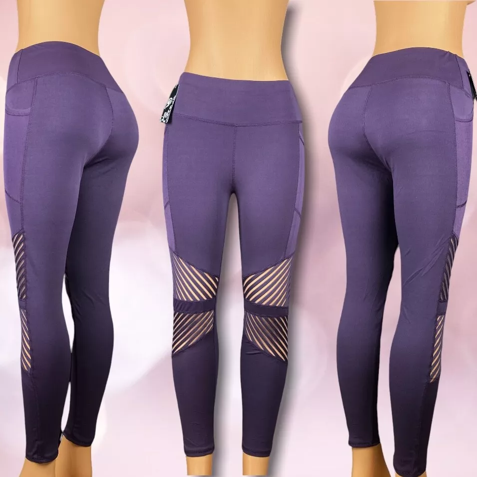 Mesh hot sale leggings ebay