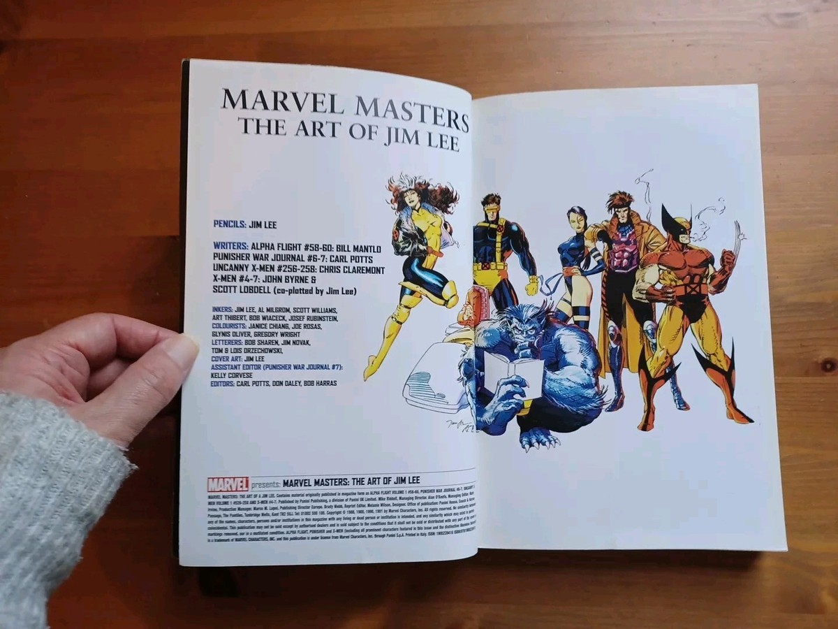 アメコミ MARVEL MASTERS THE ART OF JIM LEE Marvel Masters:The Art