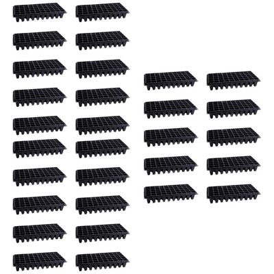  3 Count Pflanzenschalen Setzlingsschale Mit 50 Löchern Gartentrays