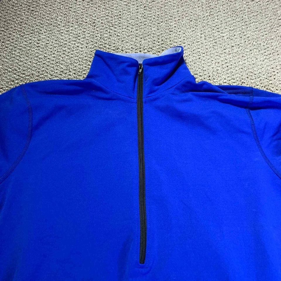 Suéter Jersey Nashbar Mujer Talla Mediana Azul Ciclismo 1/2 Cremallera Pullover Foto 2 de 4