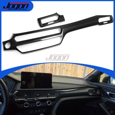 Carbon Fiber Center Control Dashboard Cover Trim For Acura Integra Type S 2022+