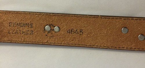 Silver Creek Leather Belt w Silver-tone Concho Animals Southwest S 28" VTG NWT - Picture 10 of 12