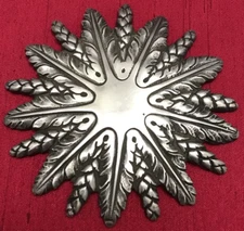 1987 PUIFORCAT FRANCE Sterling Silver 2.75" SNOWFLAKE ORNAMENT
