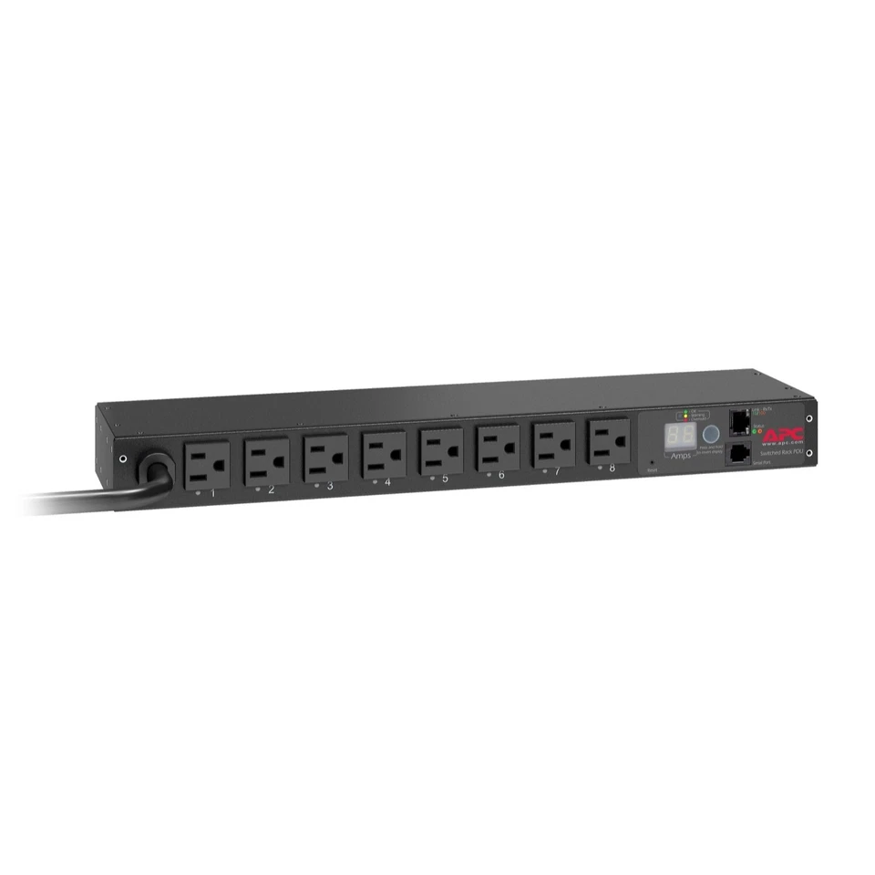 APC NetShelter Switched Rack PDU AP7900B – 1U, 1.4kW, 120V, 15A, 8x NEMA 5-15R - Image 2 of 2