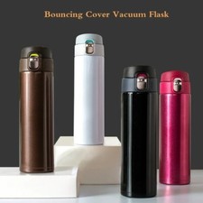 500ML Stainless Steel Bouncing Cover Vacuum Flask Thermos Cup Thermo Water Bottl