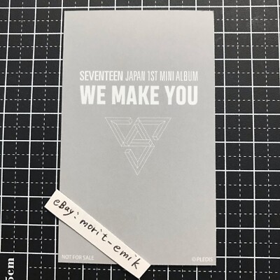 MINGYU Seventeen WE MAKE YOU showcase JAPAN limited Official photo