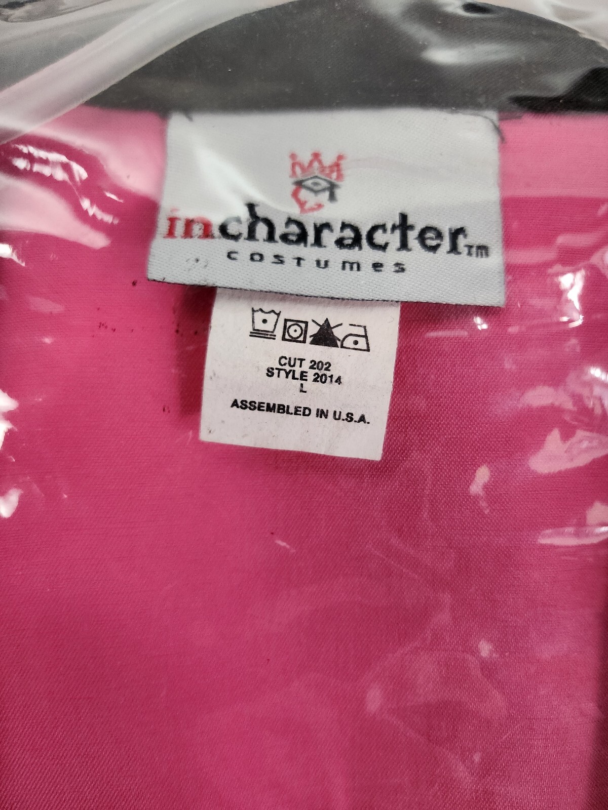 InCharacter Costumes Servin It Hot Halloween Dress Up Stretch Satin Dress Size L