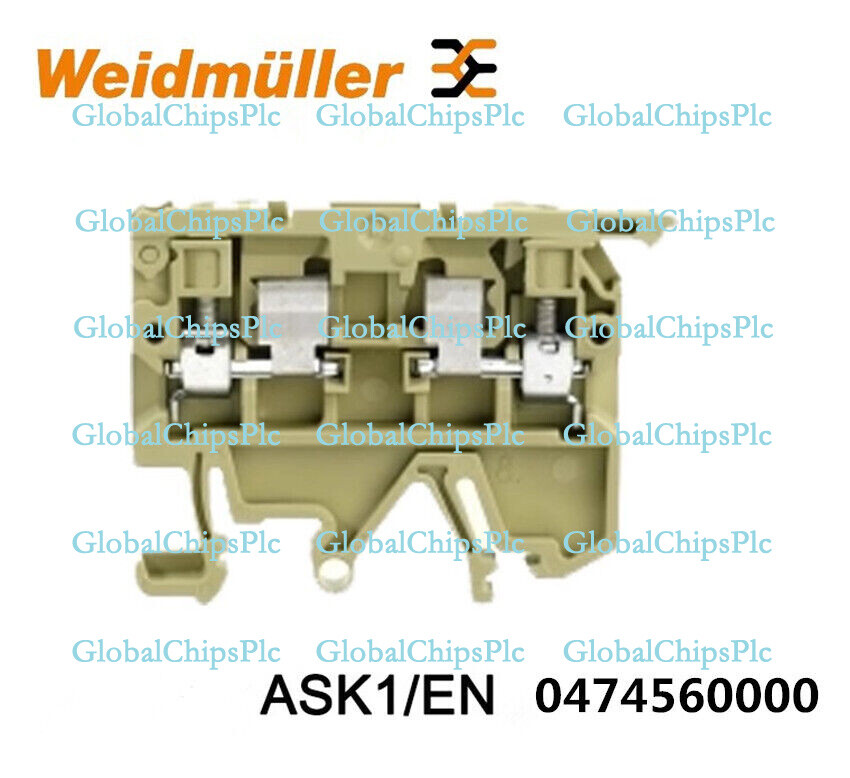 100pcs Weidmuller Fuse Terminal ASK1/EN 4mm² Safety Terminal 0474560000