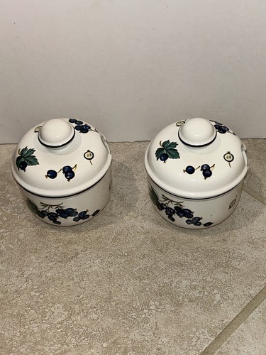 Villeroy And Boch Malaga Blueberry Covered Sugar Bowl - Picture 4 of 5