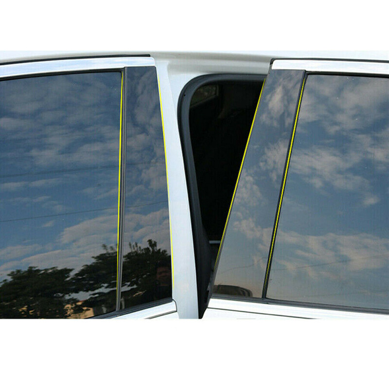 8Pcs Pillar Posts Window Door Trim Cover Kit For Nissan Qashqai J11