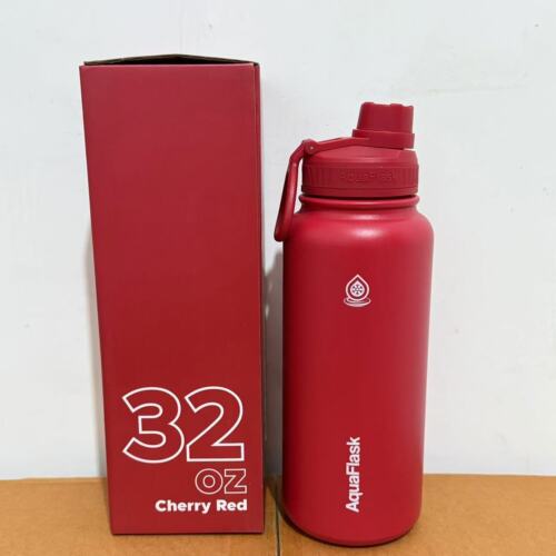 AquaFlask 32OZ 40OZ acero inoxidable aislado al vacío a prueba de fugas deportes - Imagen 30 de 43