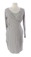 Mothers En Vogue Maternity Women's Black Stripe Chelsea Dress Size X-small $63 on sale Mothers En Vogue Maternity Women's Black Stripe Chelsea Dress Size X-small $63 on sale