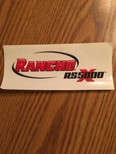 1) *NEW* Rancho RS5000 Shock Absorber Sticker...
