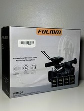 Fulaim UHF Wireless Professional Recording Video Microphone WM500 16-Channel