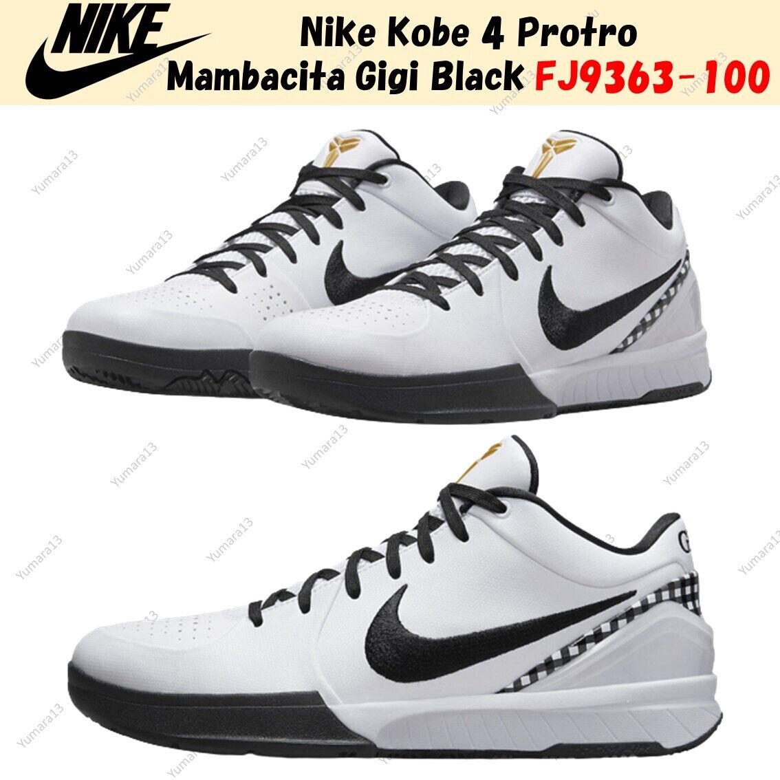 Size+10+-+Nike+Zoom+Kobe+IV+Protro+Low+Mambacita for sale online