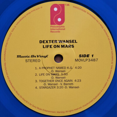 Dexter Wansel – Life On Mars LP Dexter Wansel - Life on Mars (Colored LP)