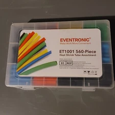 560PCS Heat Shrink Tubing 2:1 - Eventronic Electrical Wire Cable Wrap Assortment