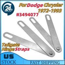 2pc For Dodge Ram W150 D150 W250 D250 72-1993 3494077 Tailgate Hinge Straps Us