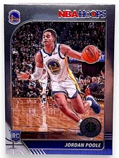 2019-20 Hoops Premium Stock #223 Jordan Poole Rookie RC