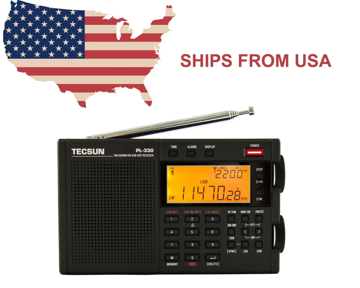 Mini Portable Full Band Stereo AM/FM/MW/SW/LW Radio Receiver Speaker