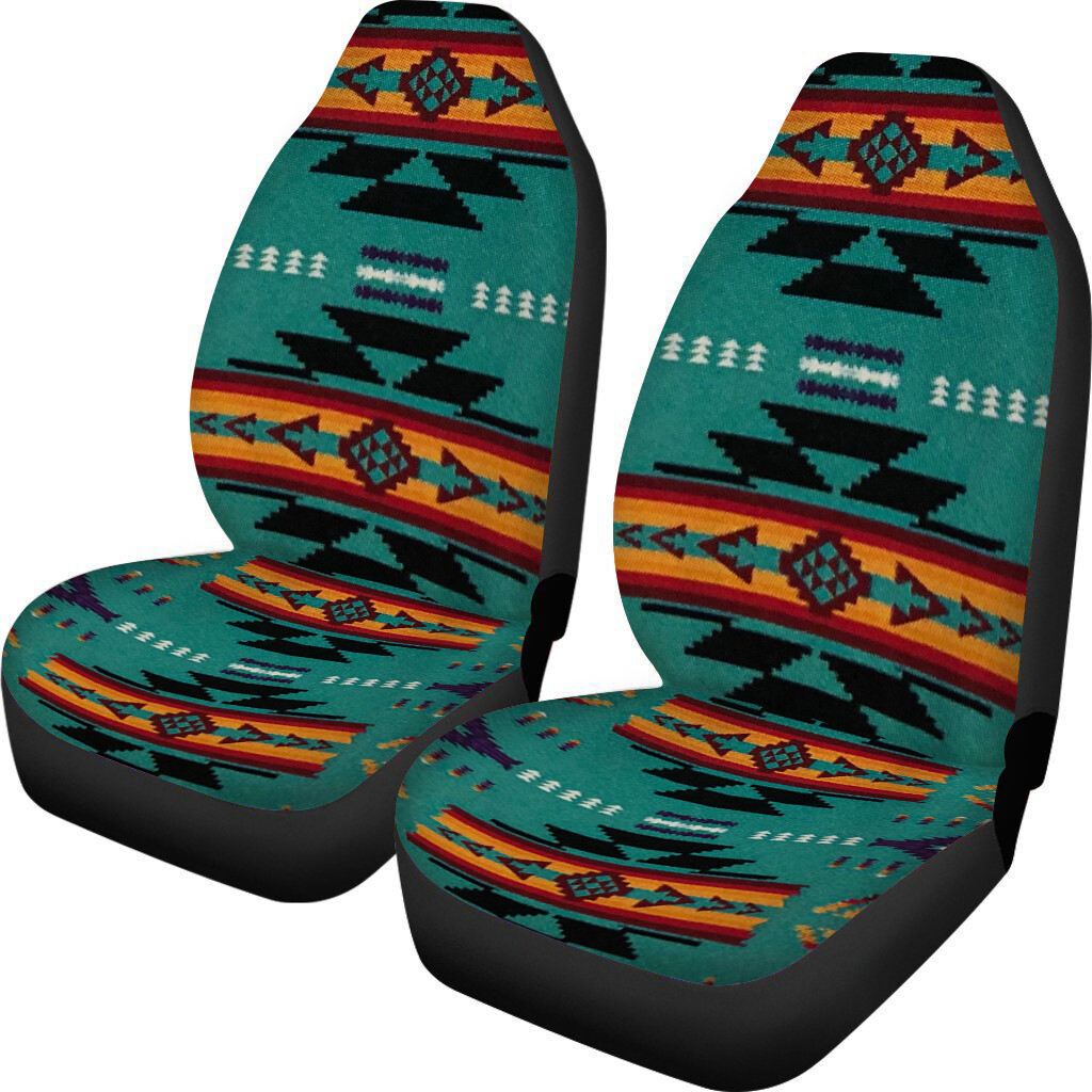 2PC Car Seat Covers Native Indian Aztec Boho Front Seat Auto protector Universal eBay