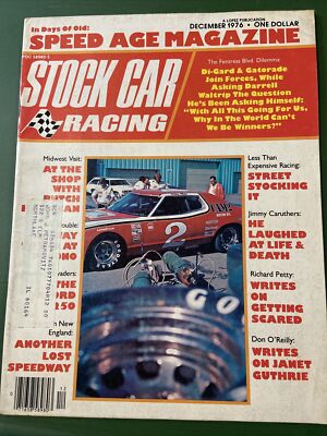 Stock Car Racing December 1976 Richard Petty Jimmy Caruthers Janet ...