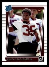 Jaret Patterson 2021 Donruss RATED ROOKIE #298 Washington Commanders FOOTBALL RC