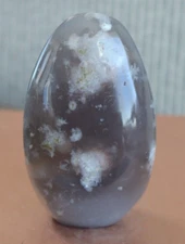 FLOWER AGATE FREEFORM 3.66 X 2.16 INCHES/ 264 GRAMS