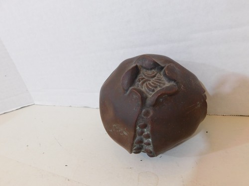 Robert Kuo Copper Pomegranate Sculpture Signed - Picture 6 of 10