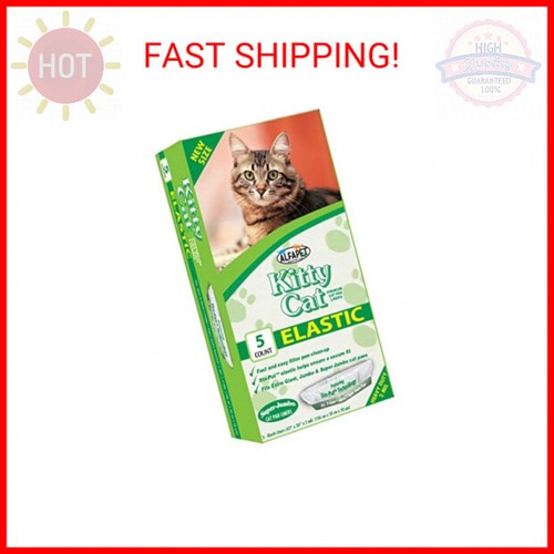 Alfapet Kitty Cat Pan Litter Box Liners5PackFor ExtraGiant, jumbo