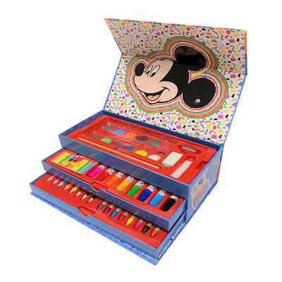 Disney Mickey Mouse MC01002 Set für Kinder Zeichnungskasten MultiMaterial
