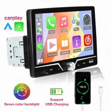 Car Stereo Radio Single 1 din Android Auto TouchScreen MP5 Player Apple Carplay