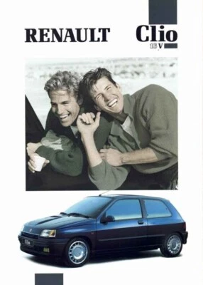 Catalogue brochure Renault Clio 16V 04/1991 Allemagne Deutschland - Photo 1/2