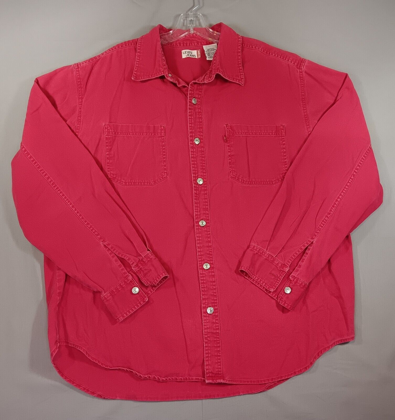 Vintage 90’s Levis Western Long Sleeve Red Tab Sh… - image 10