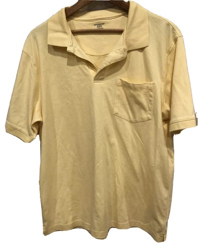 COVINGTON Yellow Polo Golf Shirt Large 