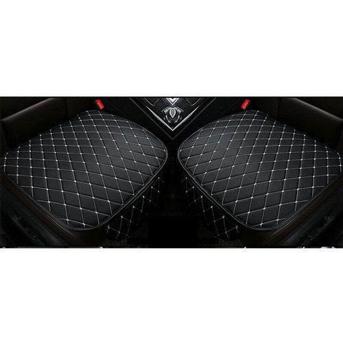 Car Seat Cover Leather Front Back Seat Cover Mat Breathable Protector Non-slip - Picture 27 of 27