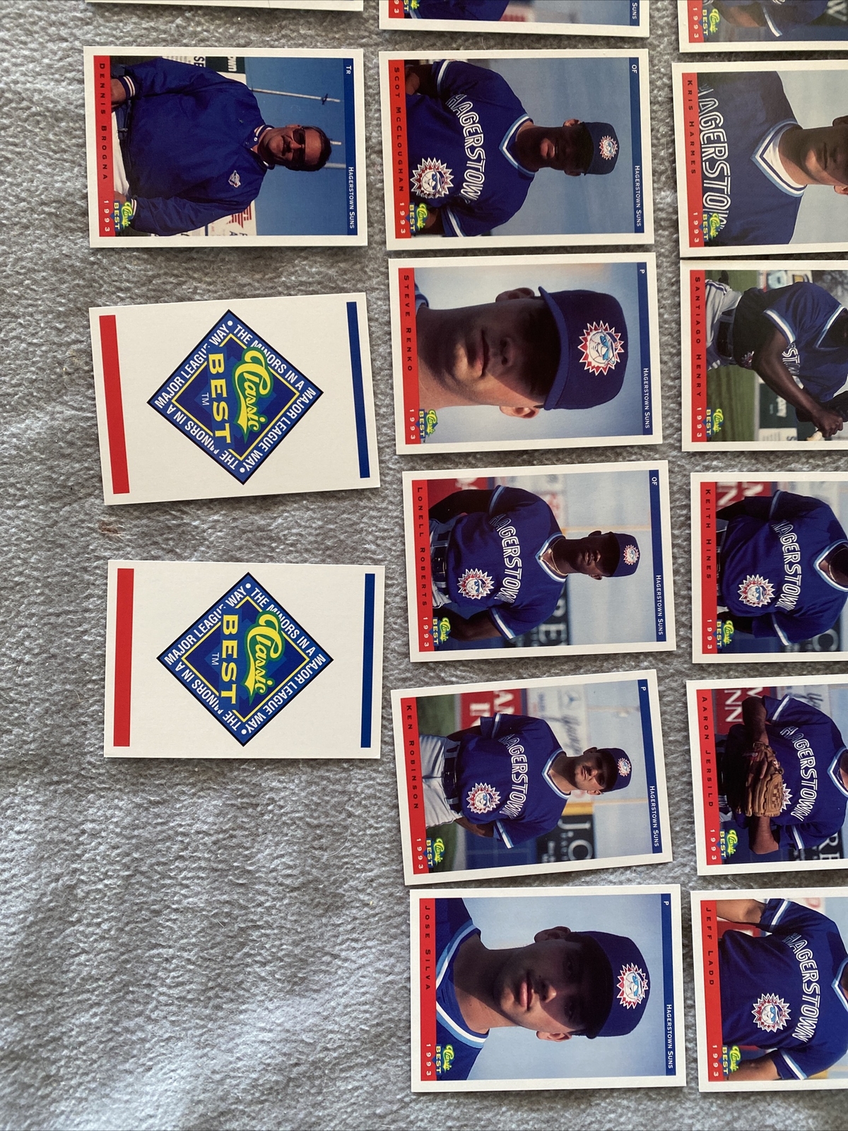 1993 Classic Hagerstown Suns set 30 Minor League Baseball Cards eBay