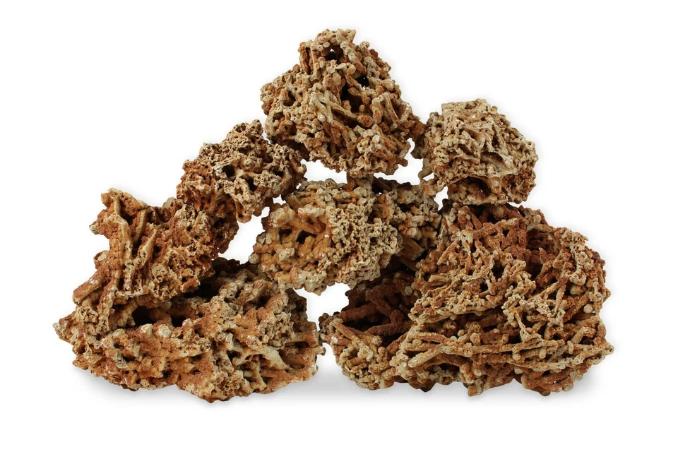 TM AQUATIX Aquarium Rock Fish Tank Stone Decoration Natural Ocean RED LIMESTONE 5kg Set