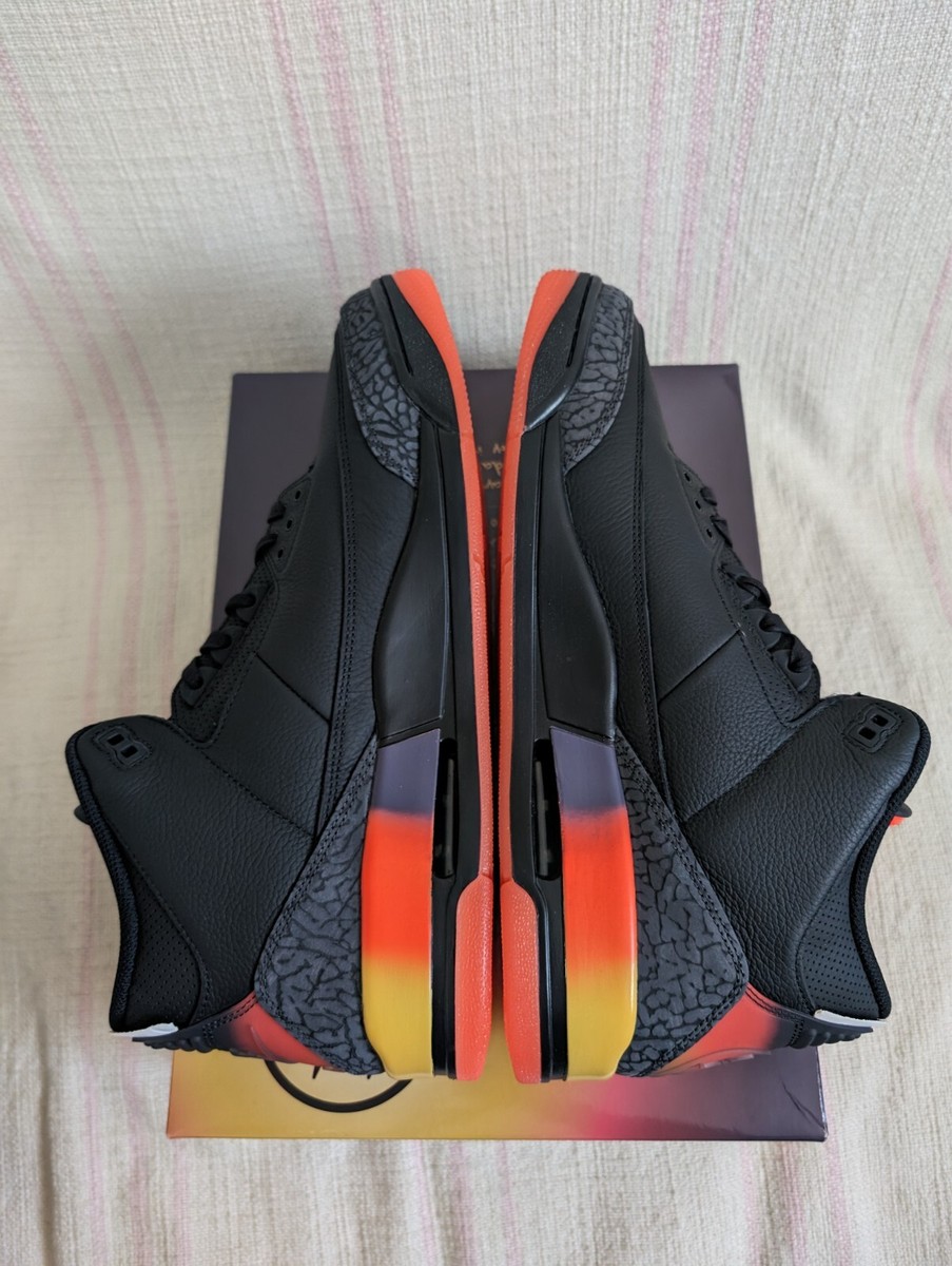 J. Balvin x Air Jordan 3 Retro Rio Black Solar Flare Multi