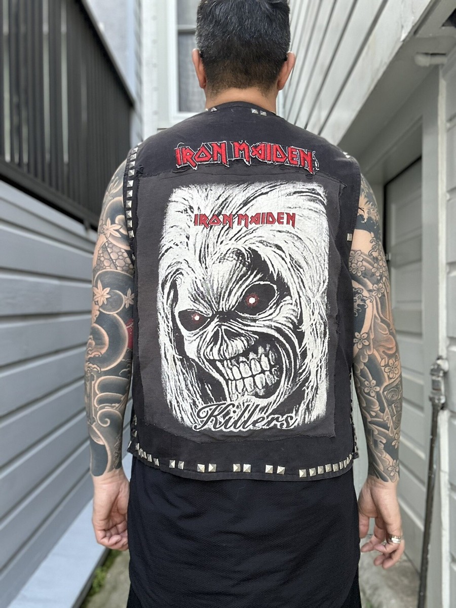 IRON MAIDEN Riders Leather Vest 1997年製作！ IRON MAIDEN Riders Leather Vest 1997年製作！