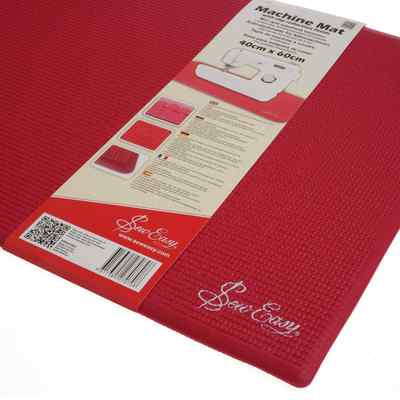 Sew Easy rutschfeste Nähmaschinenmatte - rot