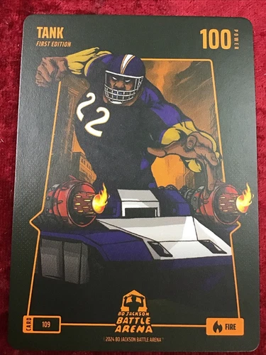 BO JACKSON BATTLE ARENA ~ FIRE #109 TANK (DERRICK HENRY)